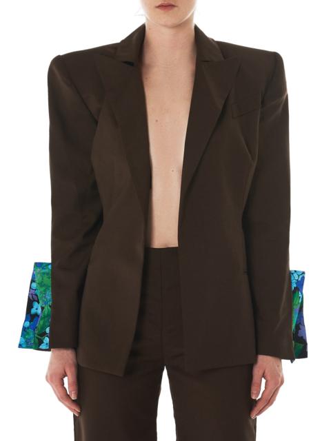 Floral Lining Blazer