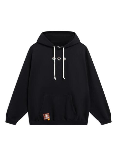 Li-Ning BadFive Changan Boy Graphic Hoodie 'Black' AWDSI45-2