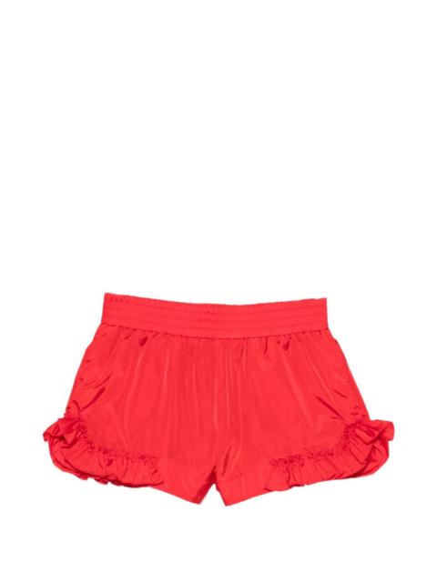 ruffled mini shorts