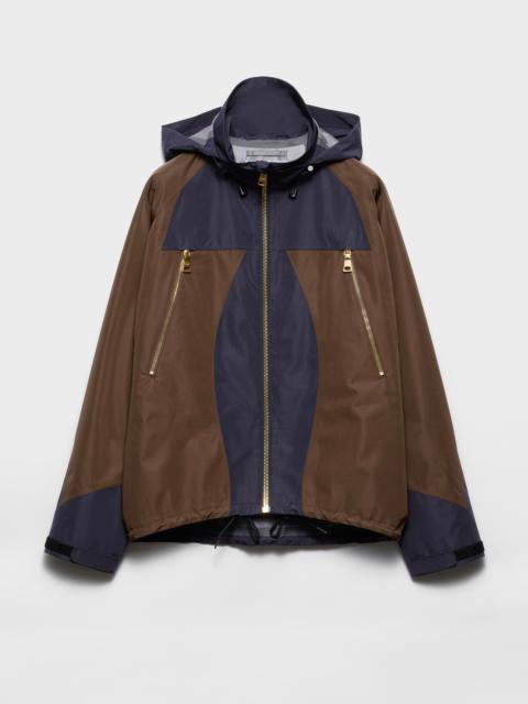 Technical fabric blouson jacket