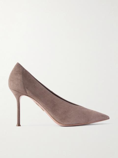Voltaire 85 Suede Pumps