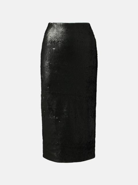 Bethan sequined pencil skirt