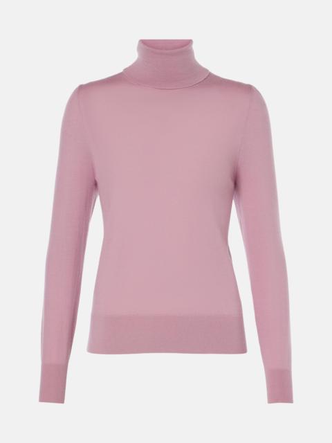 Wool turtleneck sweater