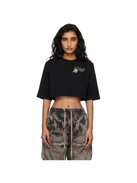 Black Chateau Keys Cropped T-shirt