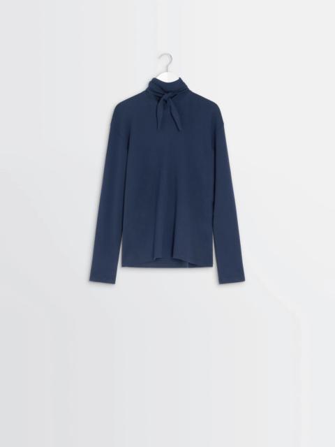 LONG SLEEVE FOULARD TOP