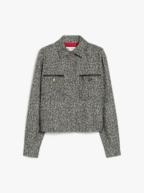 DEMIEN Boxy jacket in wool tweed