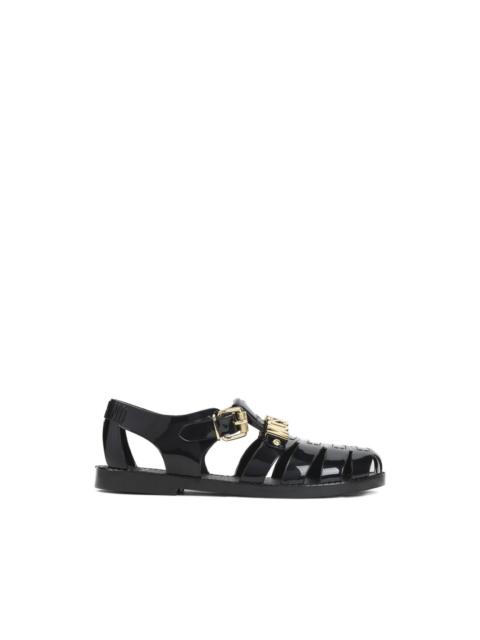 logo buckle sandals