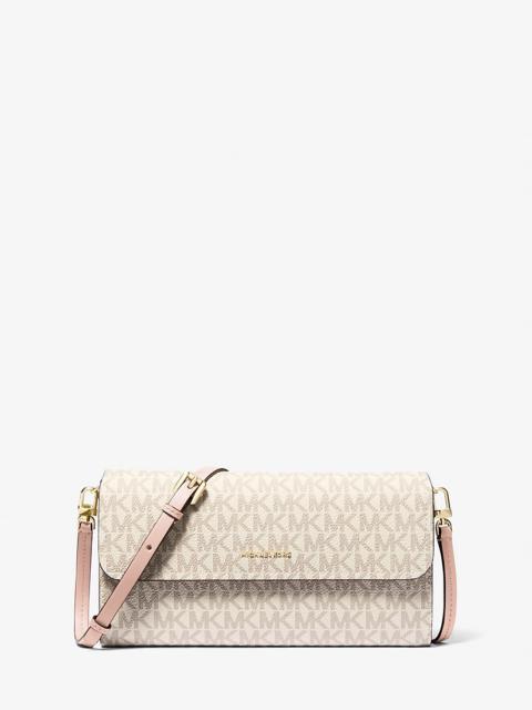 Jet Set Small Signature Logo Smartphone Crossbody Bag