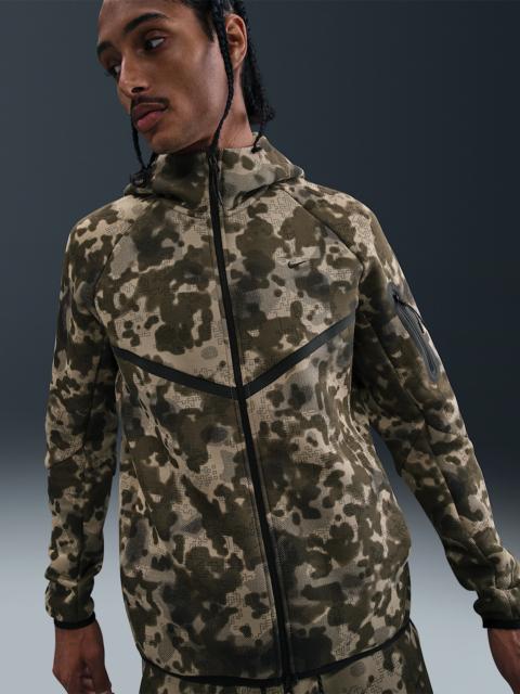 Nike Tech Men's Full-Zip Fleece Camo Windrunner Jacket
