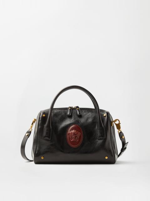Roomy Leather Boston Bag