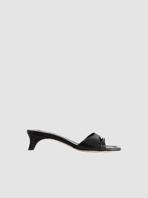 Babygirl Black Nappa Leather Slip-On Mule