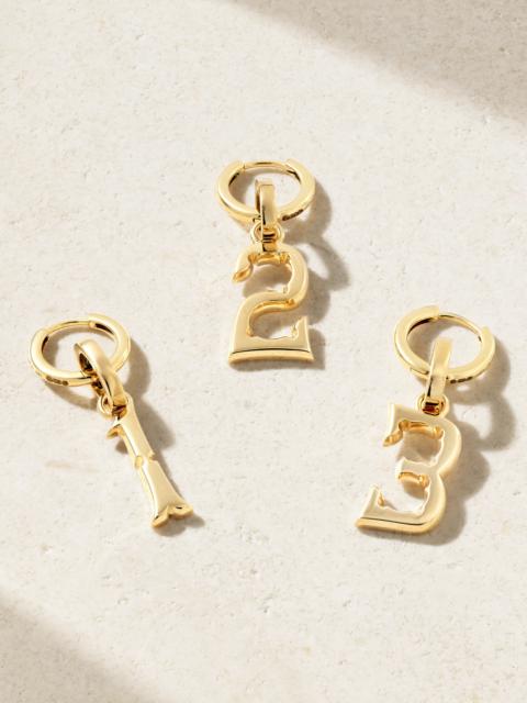 Number 18-karat Gold Pendant