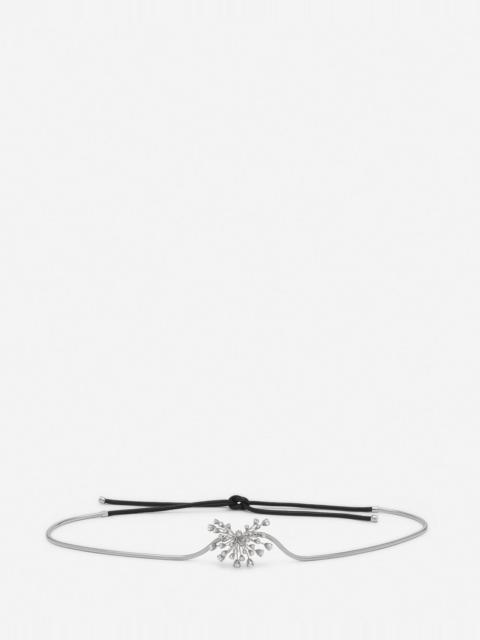 TRAVIATA BY LANVIN BRASS AND LEATHER BELT