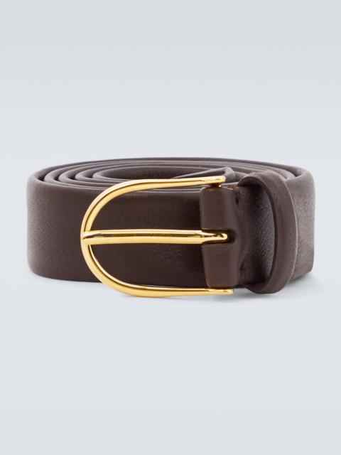 Leather belt