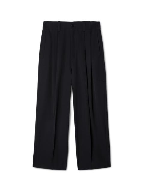 Black Wool Tailored Pants