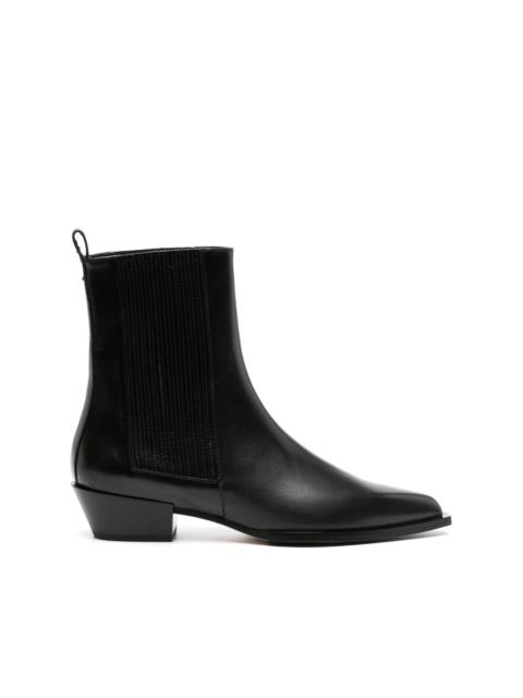 Belinda leather ankle boots
