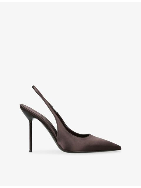 Lidia 105 Satin Slingback Courts