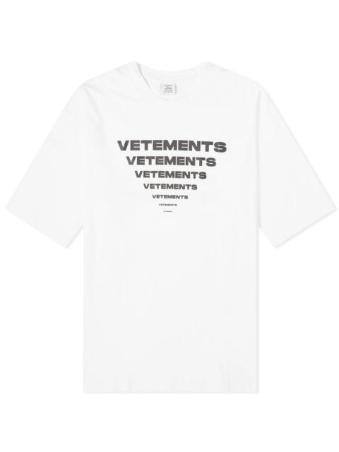 VETEMENTS Pyramid Logo T-Shirt