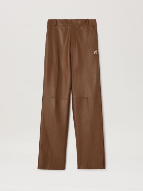 Monogram Leather Track Pants