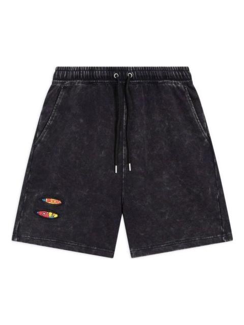 Li-Ning x MARVEL Graphic Shorts 'Washed Black' AKSSB11-1