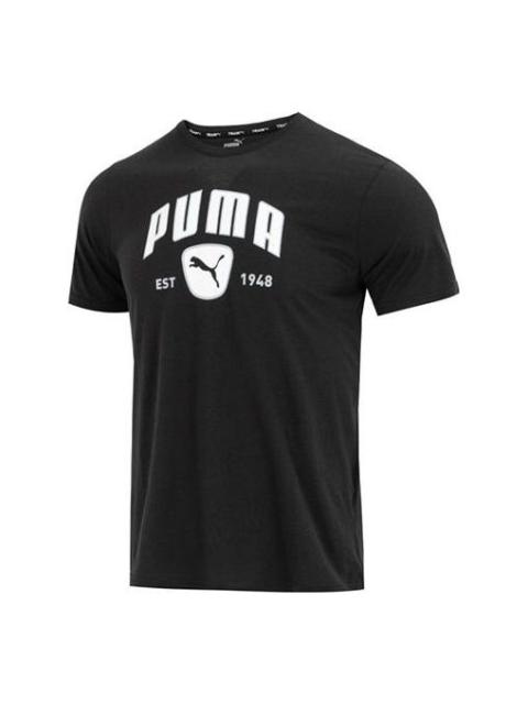 PUMA Performance Training Graphic Tee 'Black' 523743-01