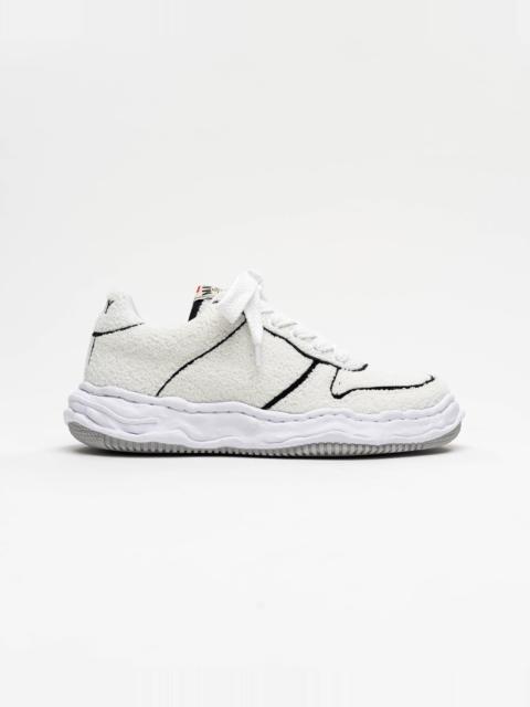 "WAYNE" OG Sole Chenille Embroidey Canvas Low-top Sneaker