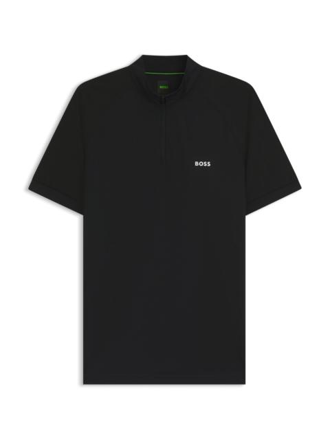 QUICK-DRY SLIM-FIT POLO SHIRT IN STRETCH RIPSTOP