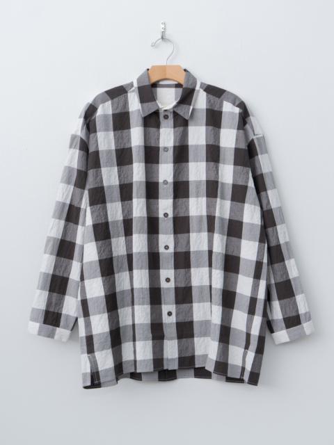 The Draughtsman Shirt - Tablecloth Gingham Coffee