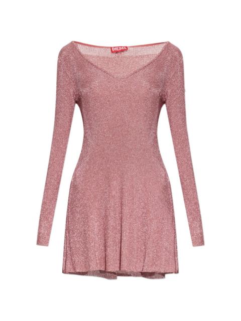 M-Dalila V-neck long-sleeved mini dress