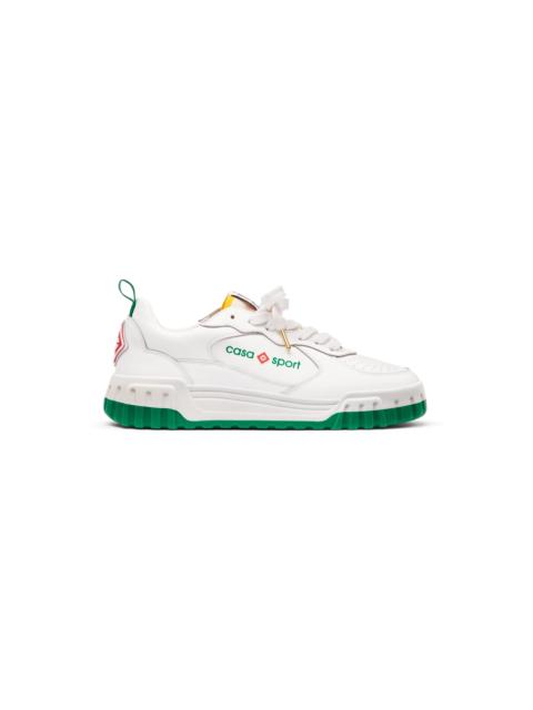 Womens The Court White & Green Sneaker