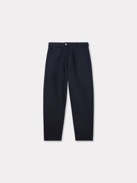 Tapered workwear straight pants