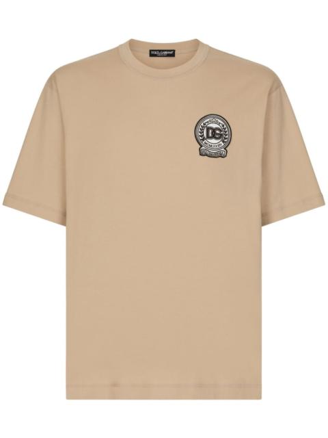 DG-embroidered cotton T-shirt