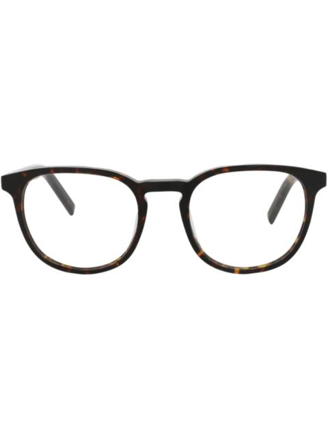 Berluti Round-Frame Acetate Optical Frames Havana Havana Transparent (BL50002I-53-052)