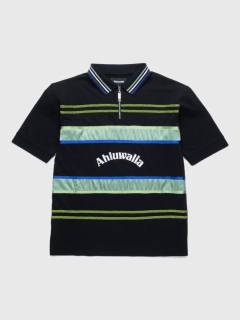 Ahluwalia – Buke Short-Sleeve Polo Black