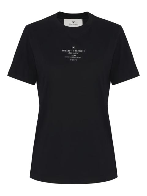 short-sleeve print T-shirt