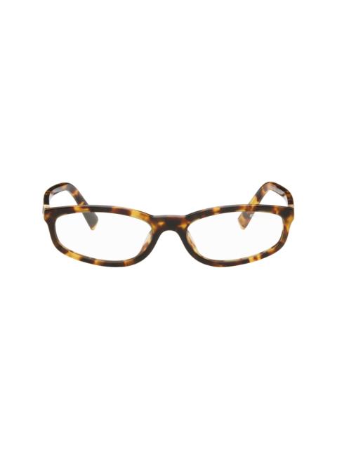 Brown Miu Regard Blue Light Glasses