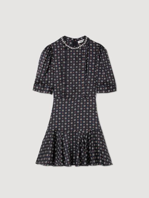 SHORT STAR-PRINT DRESS
