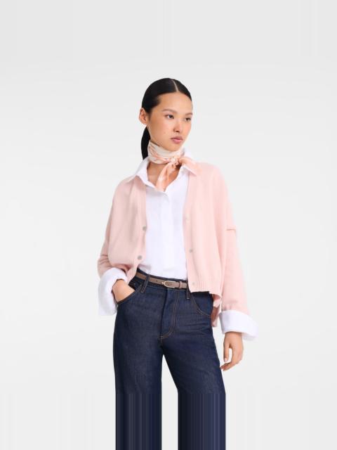 Wavy Summer Stole Petal Pink - Cashmere