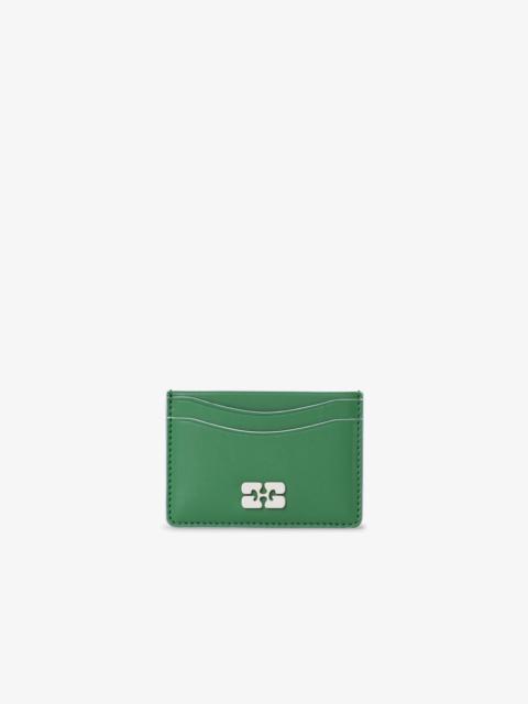 GREEN GANNI BOU CARD HOLDER