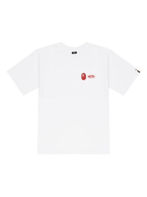 Vans X BAPE Sk8-Hi T-Shirt 'White' VN0A7XQ9448