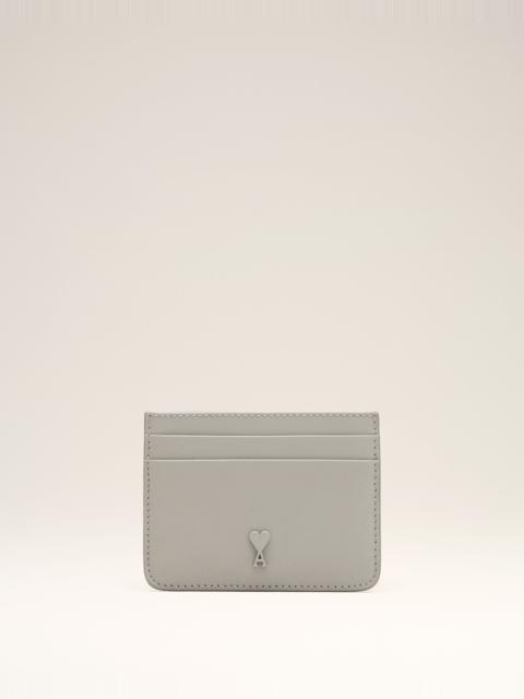 GREY COWHIDE LEATHER AMI DE COEUR CARD HOLDER