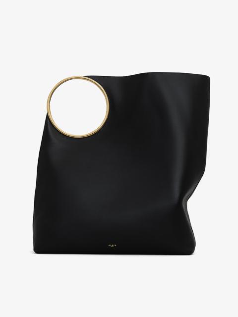 RING XL TOTE BAG IN SMOOTH CALFSKIN