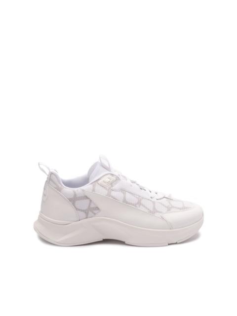 panelled sneakers