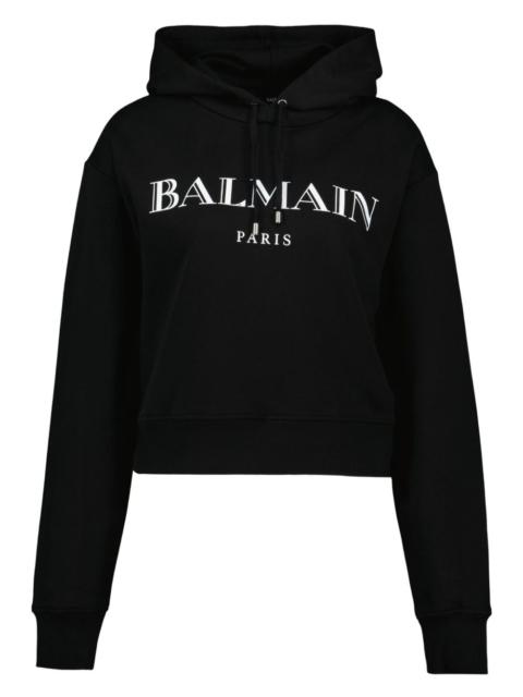 logo-print hoodie