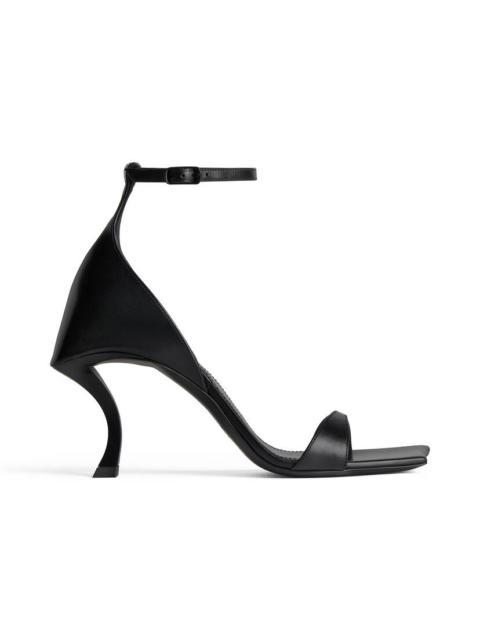 Women's Hourglass 100mm Sandal  in Black