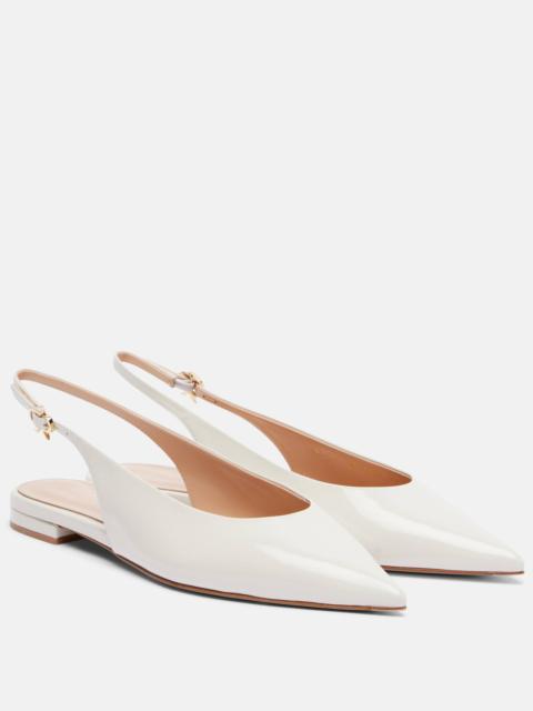 Robbie patent leather slingback flats