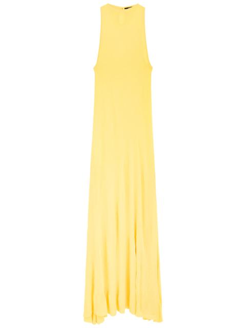 La Robe Maille Sculta fine-knit maxi dress