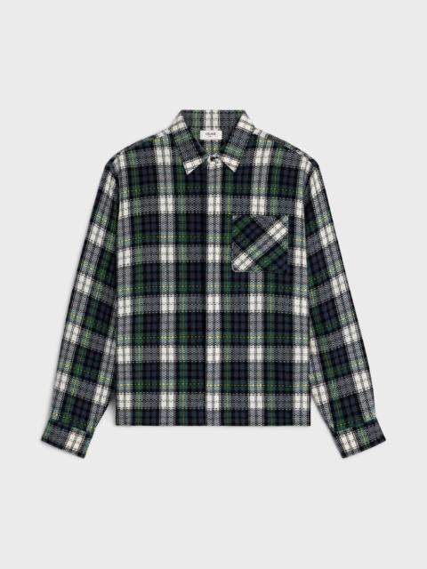 overshirt IN tartan cashmere