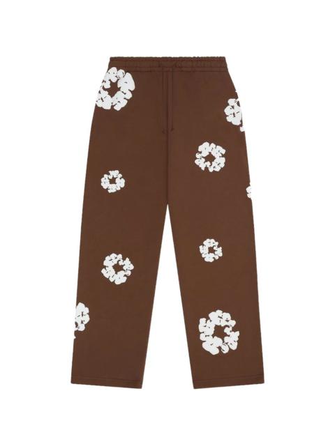 wreath open hem sweatpants