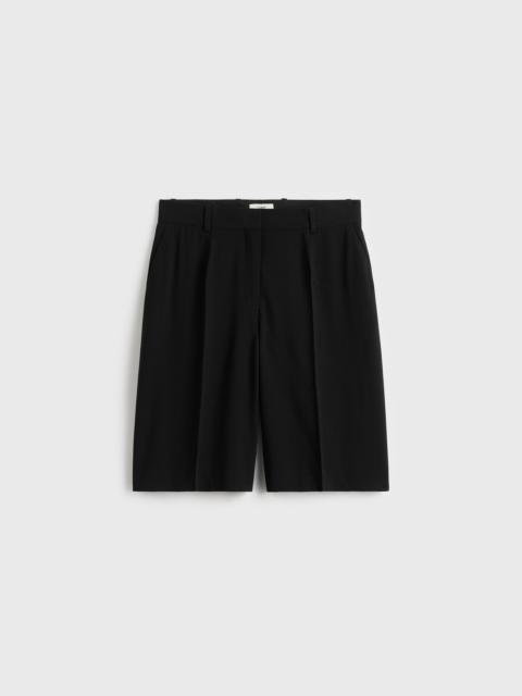 Wide fluid shorts black